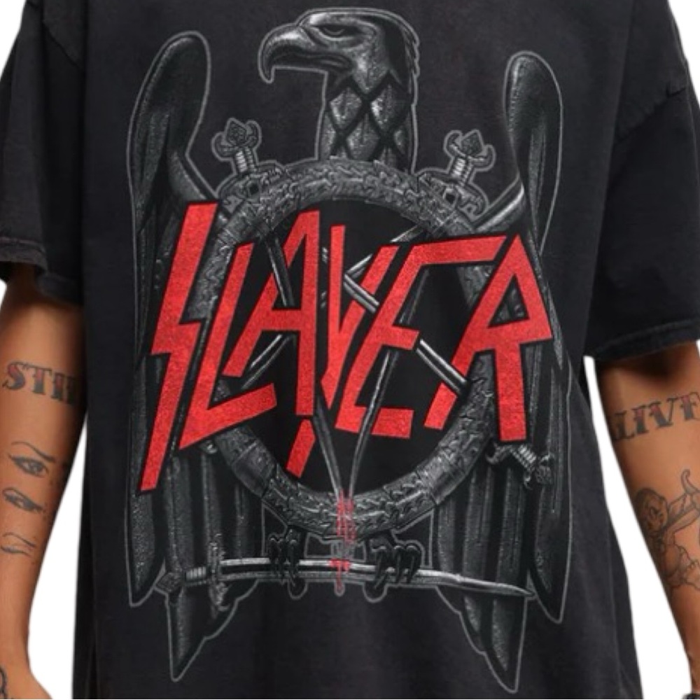 New Slayer Giant Eagle T-Shirt - Picture 2 of 4